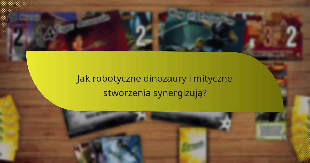 Jak robotyczne dinozaury i mityczne stworzenia synergizują?