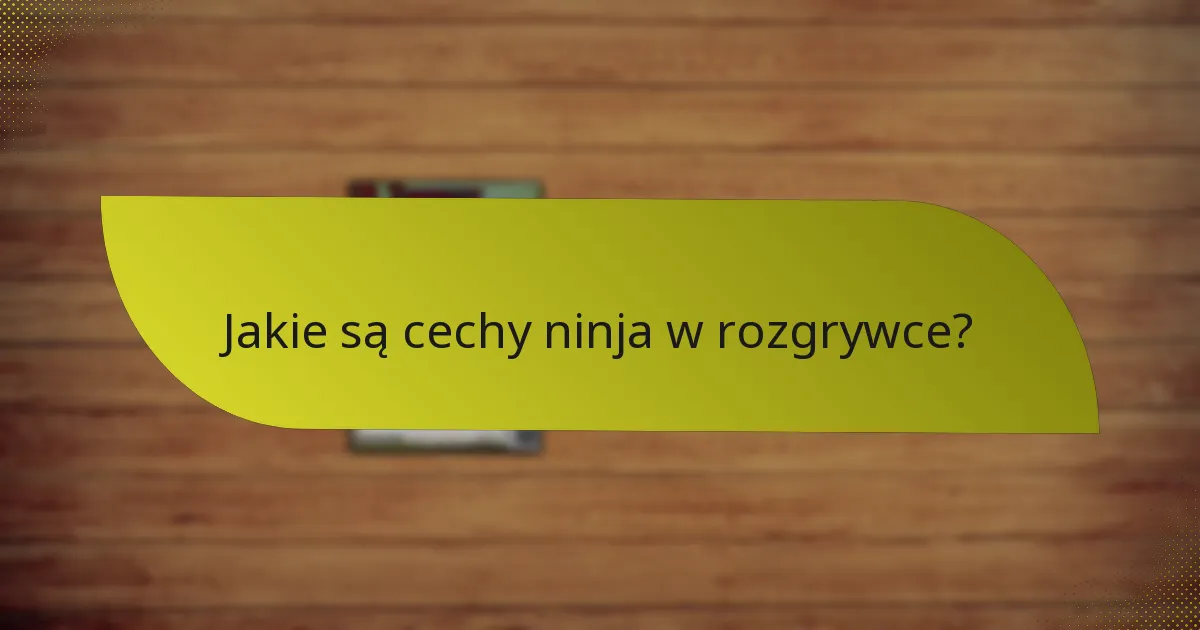 Jakie strategie taktyczne można zastosować z połączeniem ninja i Cthulhu?