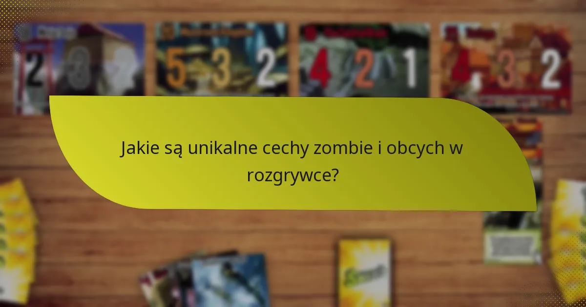 Jak kombinacja zombie-obcy wypada w porównaniu do innych kombinacji frakcji?
